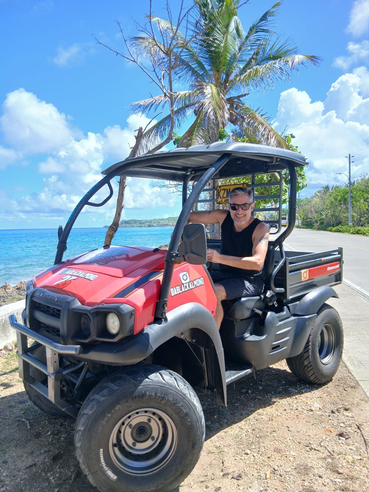 Cliente na Mule à beira-mar