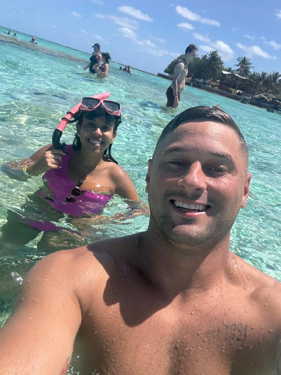 Clientes em passeio da Noz Tour em San Andrés