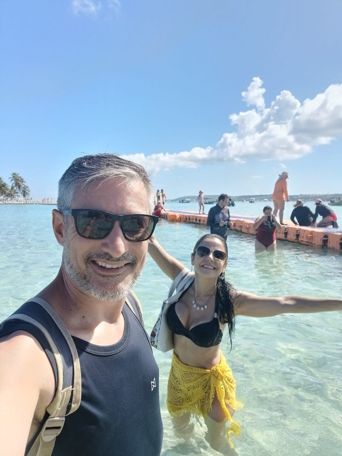 Clientes em passeio da Noz Tour em San Andrés