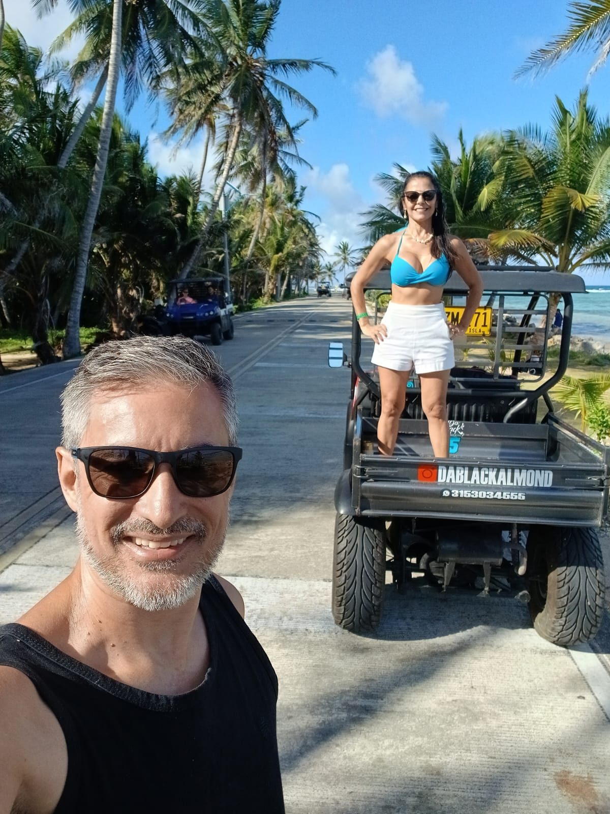 Clientes em passeio da Noz Tour em San Andrés